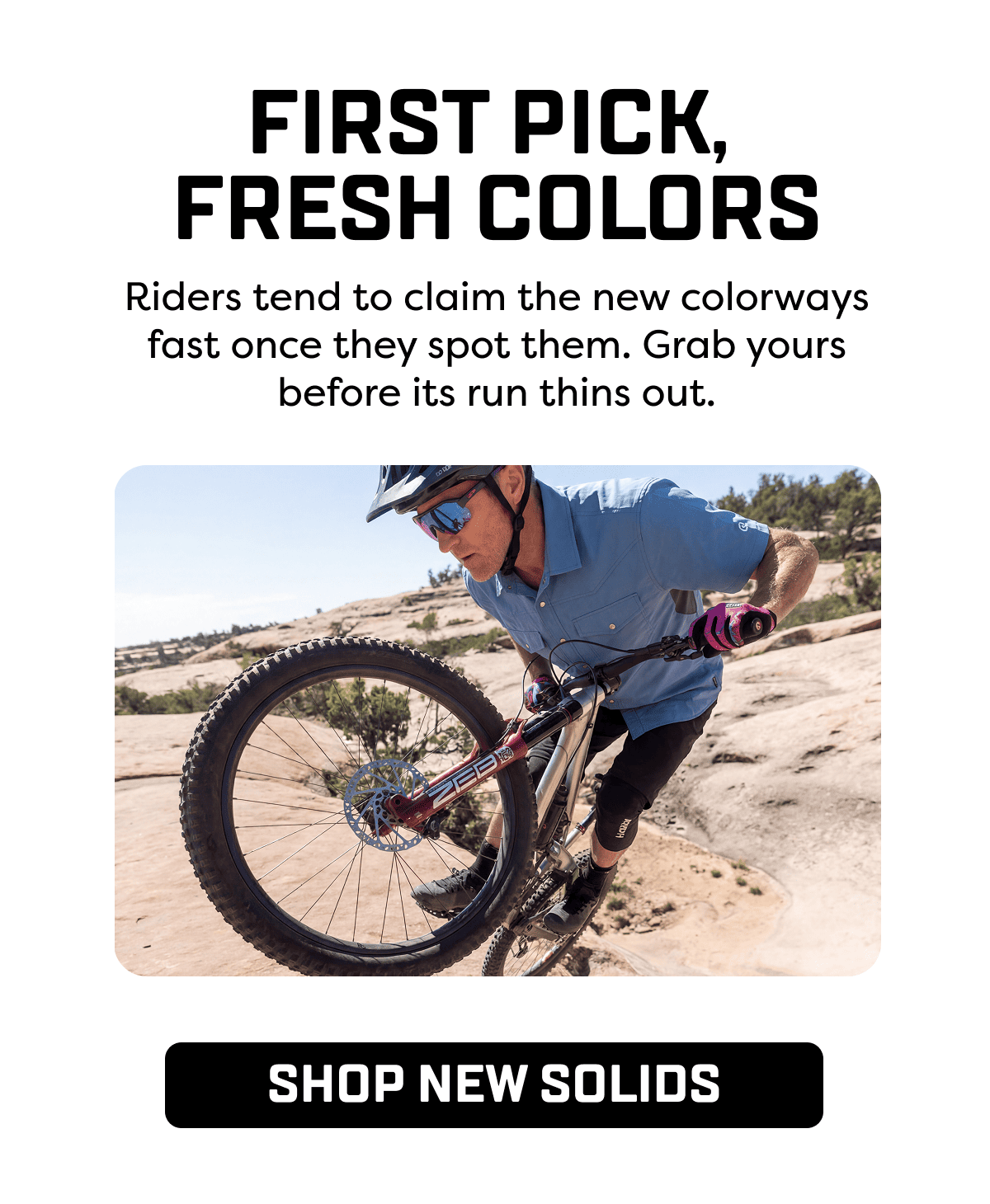 Riders tend to claim the new colorways fast once they spot them. Grab yours before its run thins out.