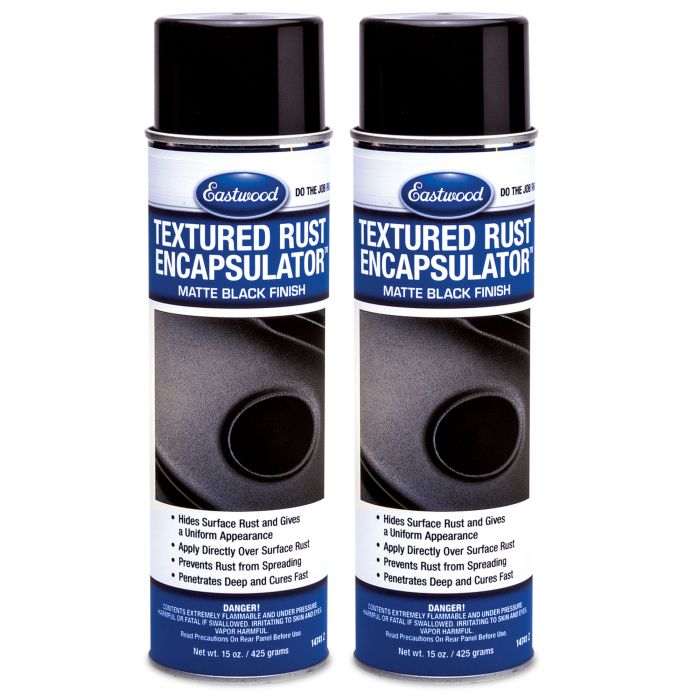 Eastwood Textured Rust Encapsulator Black Aerosol 15oz - 2pc