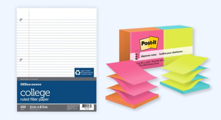 Notebooks, Pads & Filler Paper