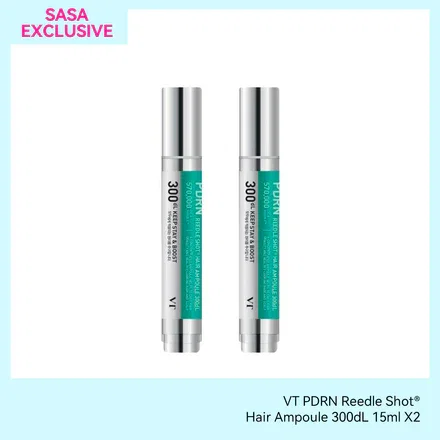 VT PDRN Reedle Shot® Hair Ampoule 300dL 15ml X2