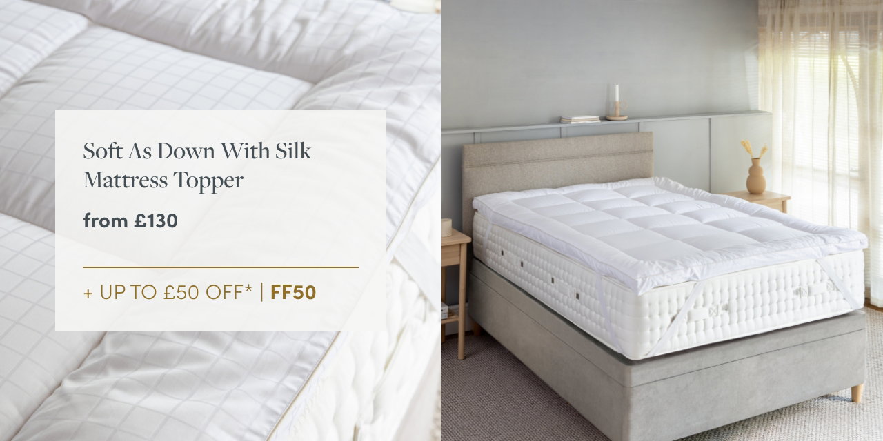 Soft As Down With Silk Mattress Topper
