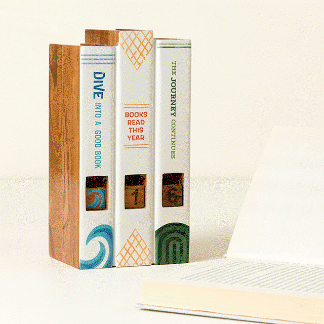 Books Read This Year Tracker and Bookend