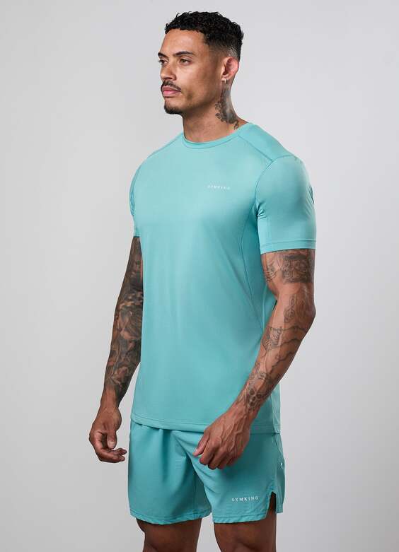 Gym King Energise Tee - Urban Teal