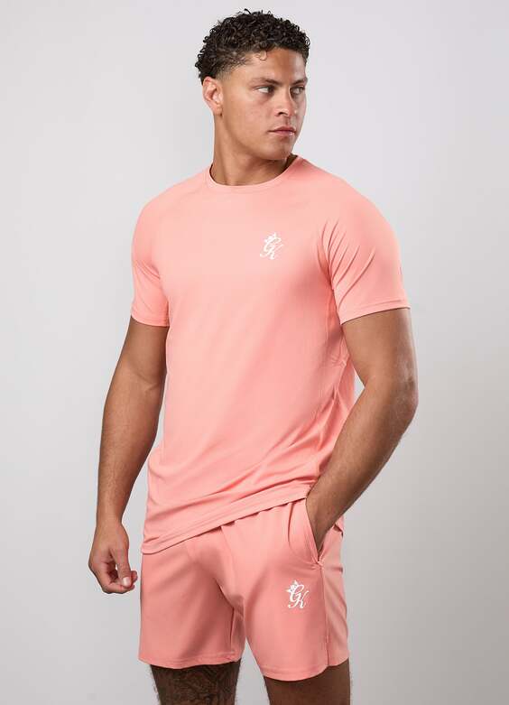 Gym King Energy Tee - Dusty Coral