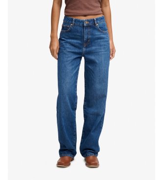 Jeans High Rise Wide Leg Jean azul