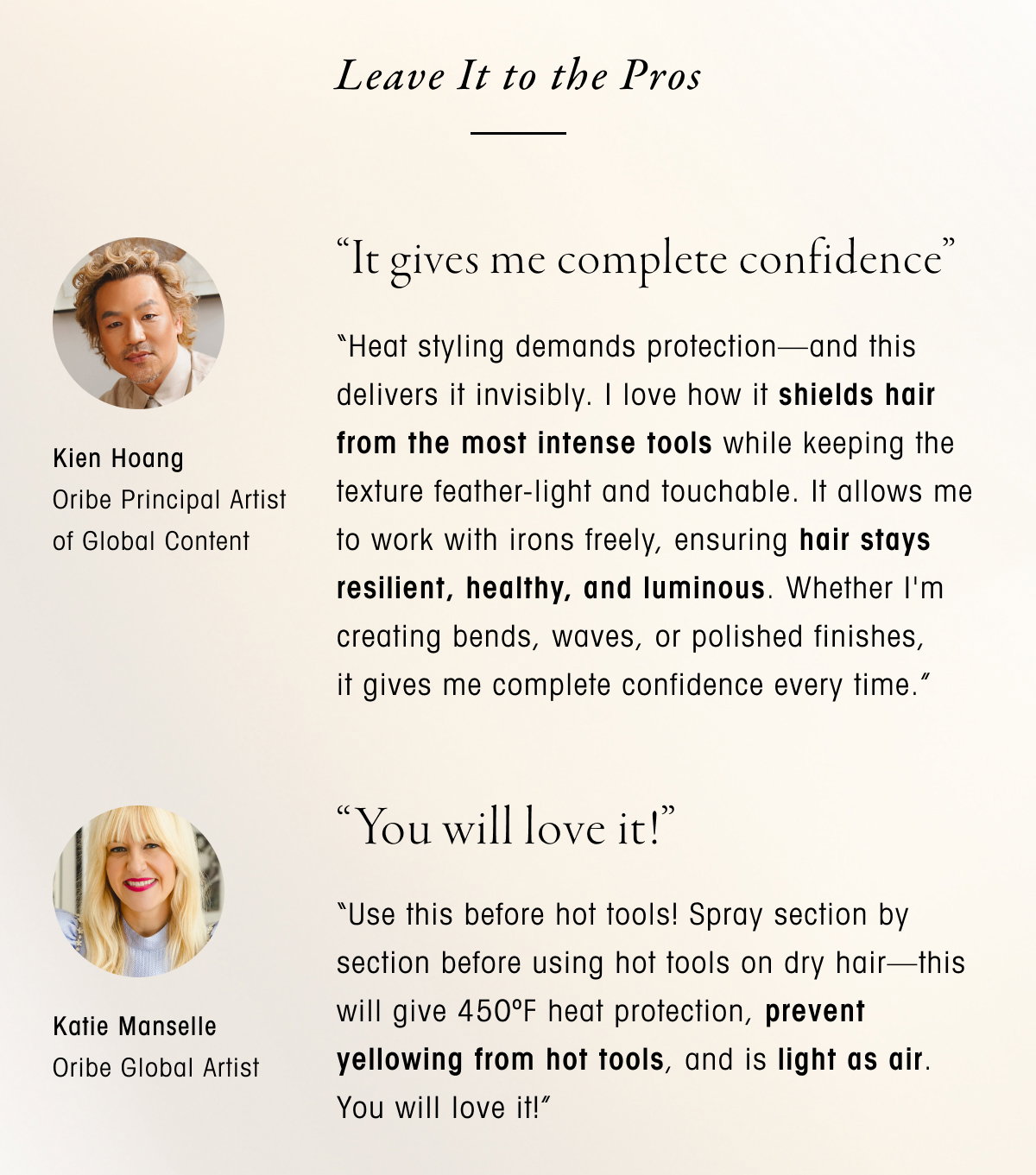 Discover Gold Lust Dry Heat Protection Spray
