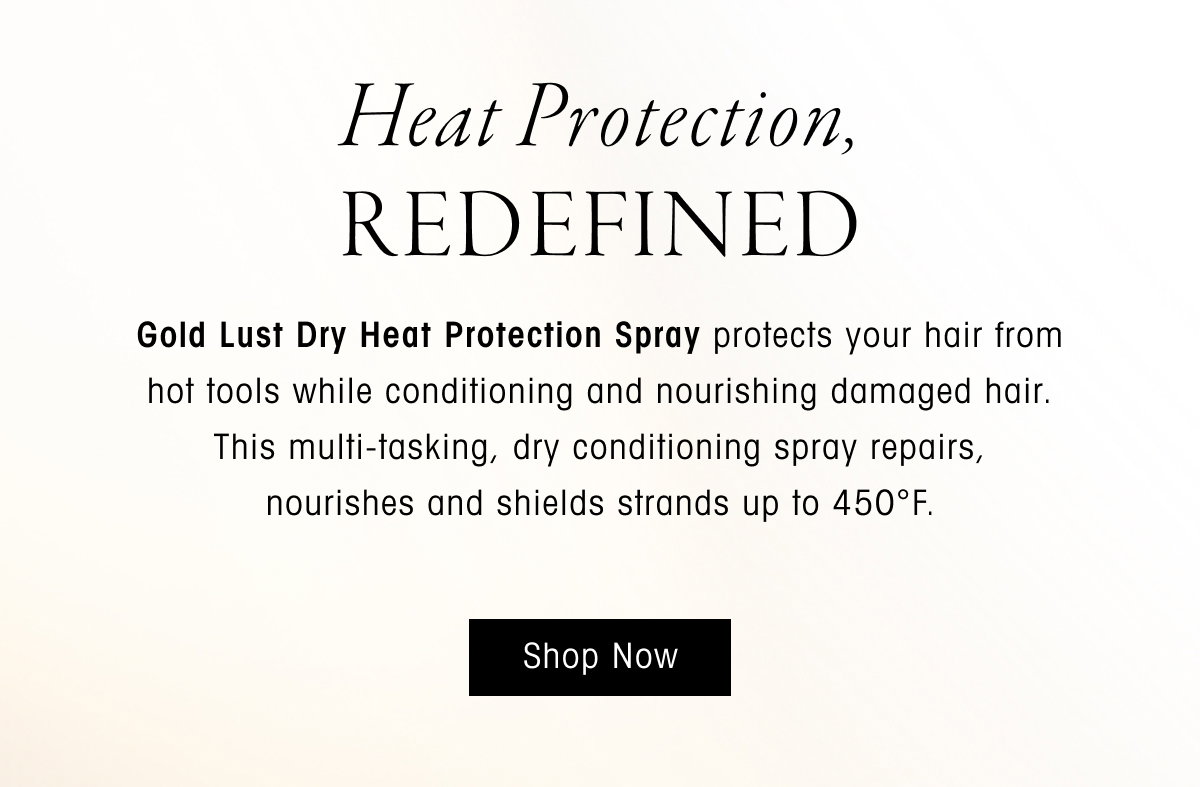 Discover Gold Lust Dry Heat Protection Spray