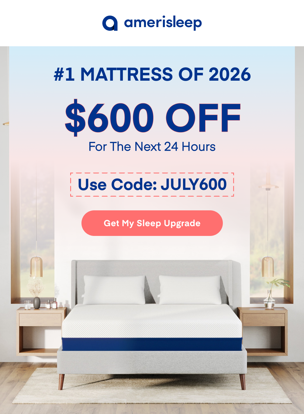 #1 Mattress of 2026 $600 OFF For the Next 24 Hours | Use Code: JULY600