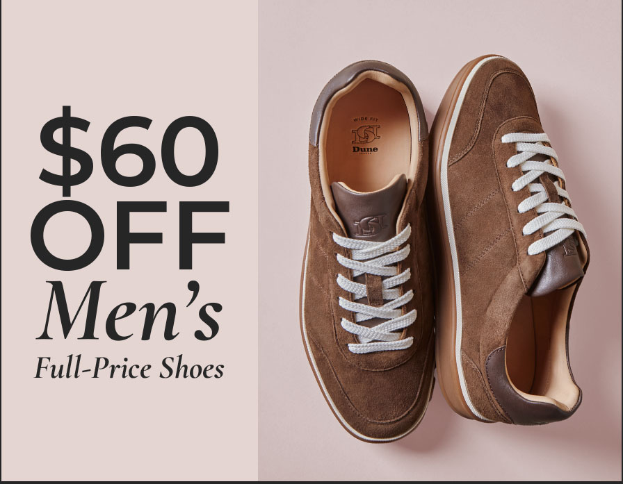 $60 OFF SHOES + 25% OFF BAGS | Shop Now