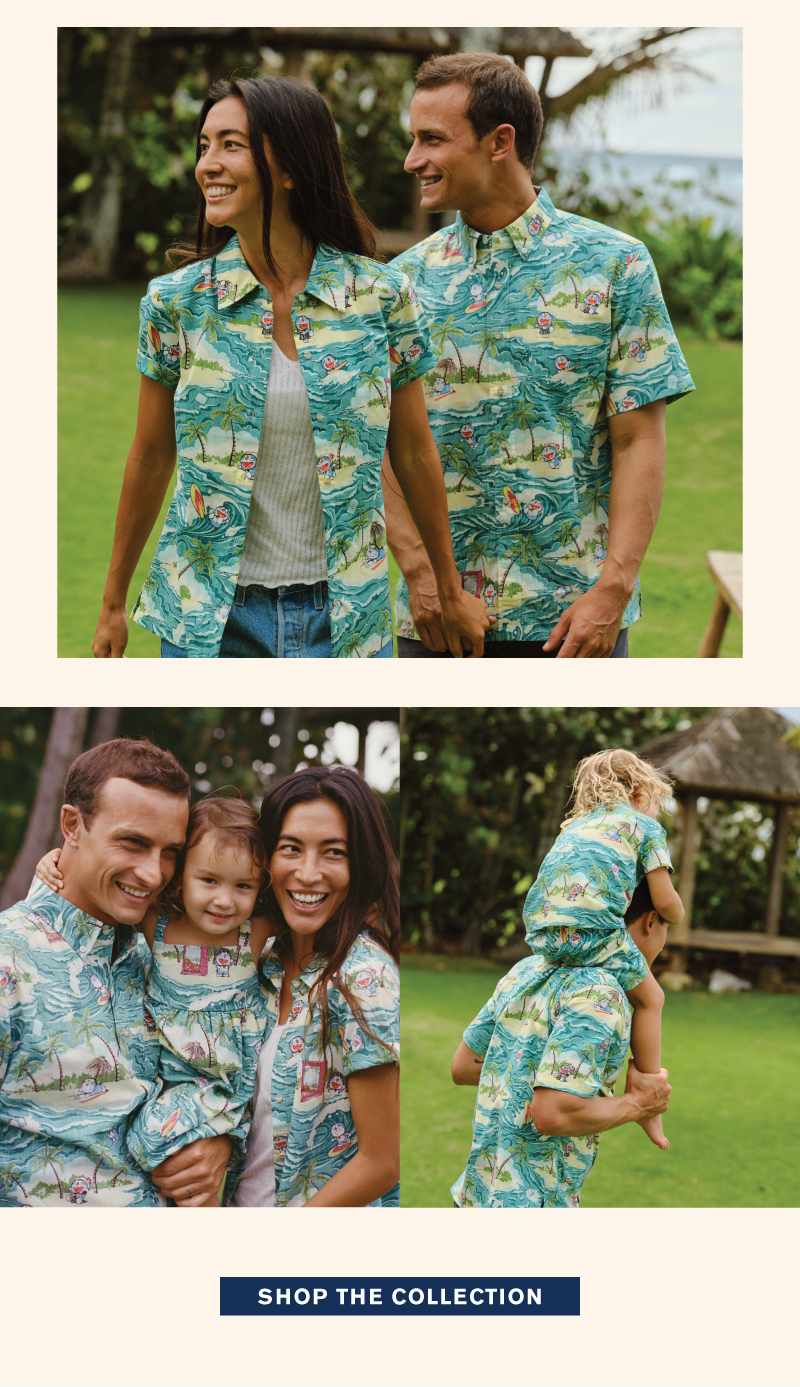 Aloha Doraemon x Reyn Spooner