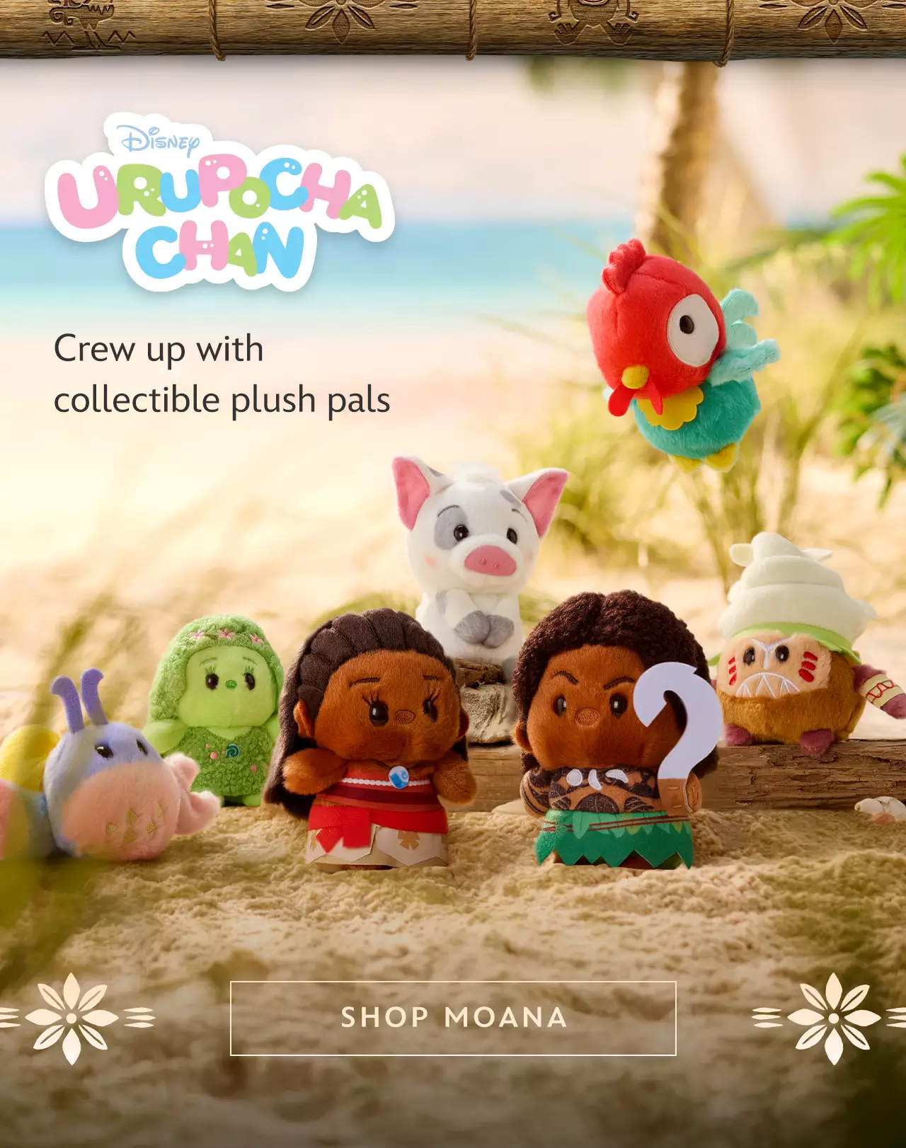 Urupocha-Chan. Crew up with collectible plush pals | Shop Moana