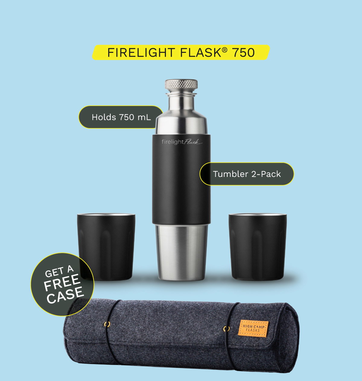 Get a FREE CASE with a Firelight Flask 750 Purchase