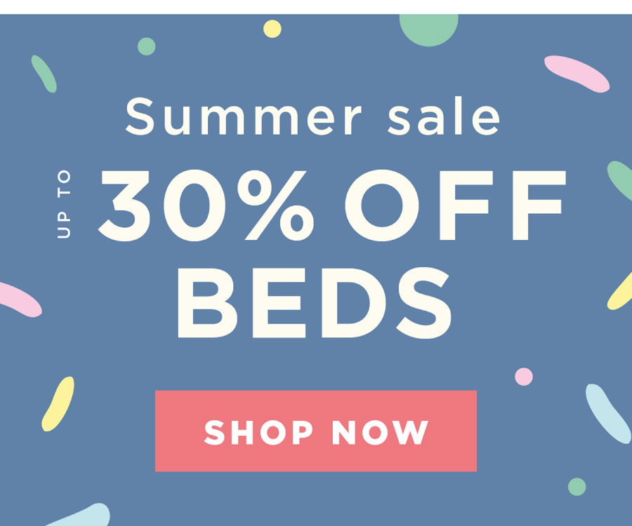 Up to 30% off beds