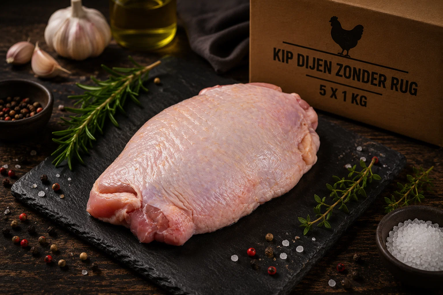 Kip dijen zonder rug — 5 x 1 kg | MegaFoodStunter
