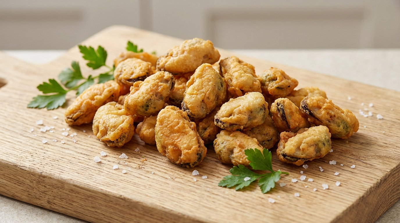 Mosselen gepaneerd & voorgebakken — 5 x 1 kg | MegaFoodStunter