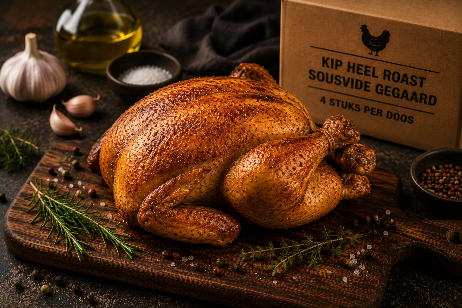 Hele kip roast sous-vide — 4 stuks | MegaFoodStunter