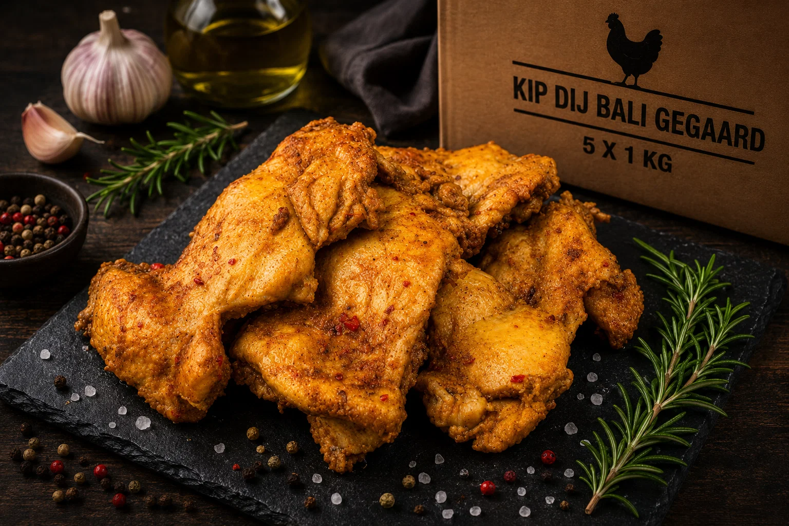 Kip dij Bali gegaard — 5 x 1 kg | MegaFoodStunter