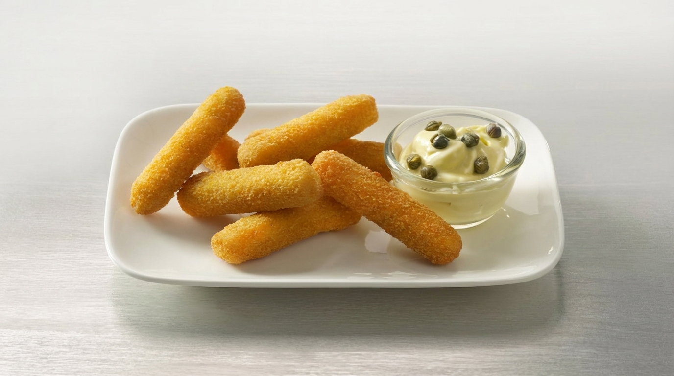 Visfriet gepaneerd & voorgebakken — 5 x 1 kg | MegaFoodStunter