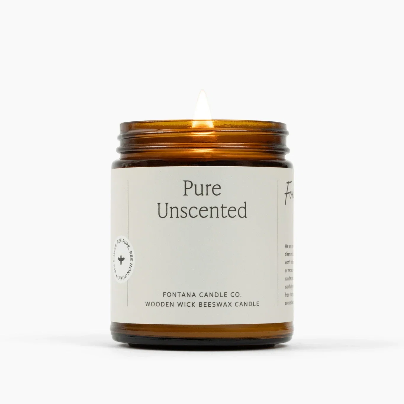Image of Pure Unscented Jar Candle