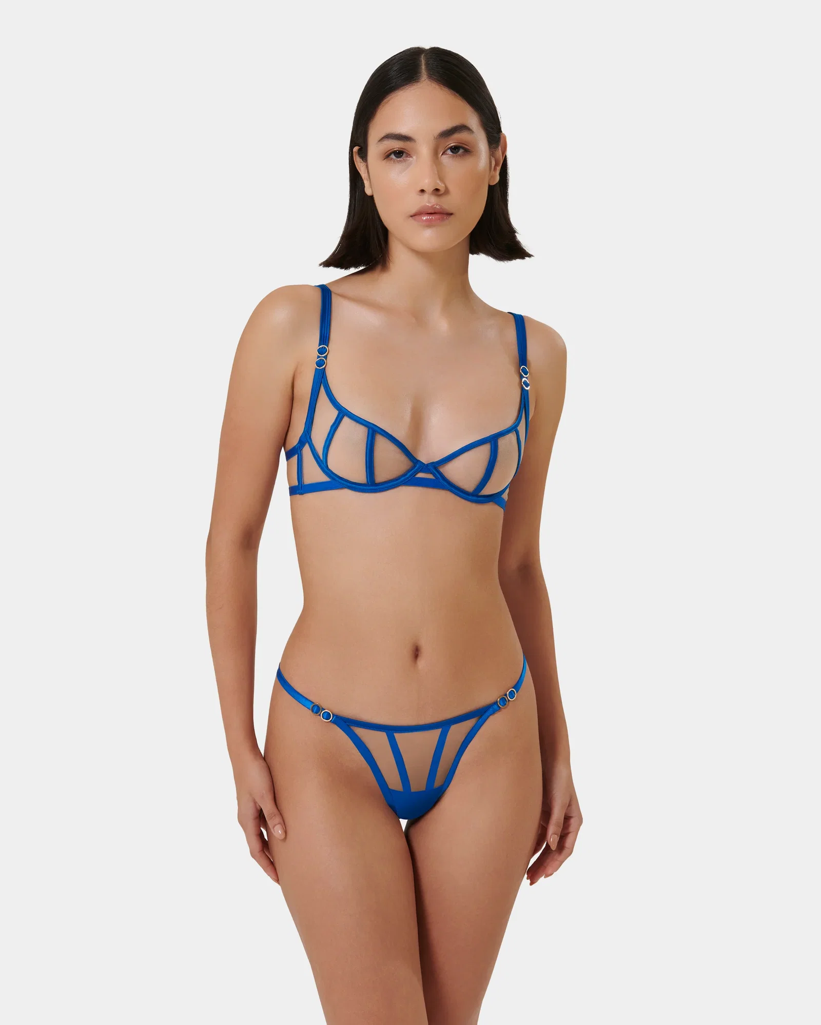 Image of Set: Etta Egyptian Blue/Sheer
