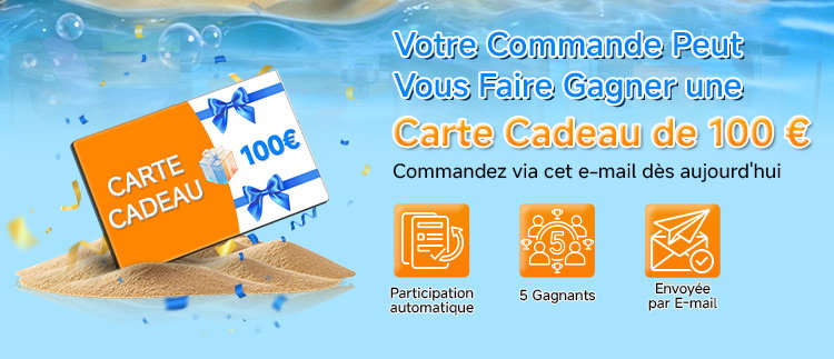 Votre Commande Peut Vous Faire Gagner une Carte Cadeau de 100 €