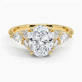 14K Yellow Gold Luxe Nadia Diamond Ring