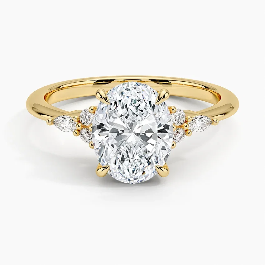 14K Yellow Gold Nadia Diamond Ring