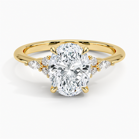 18K Yellow Gold Nadia Diamond Ring