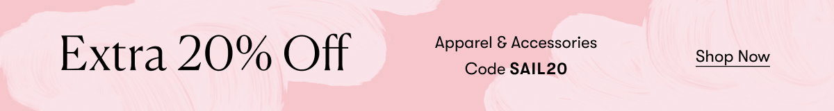 20% Off $200+ (Apparel & Accessories) Code: SAIL20