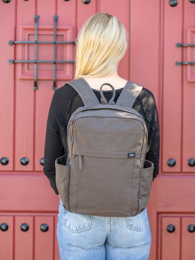 Terra Thread backpack in brown color
