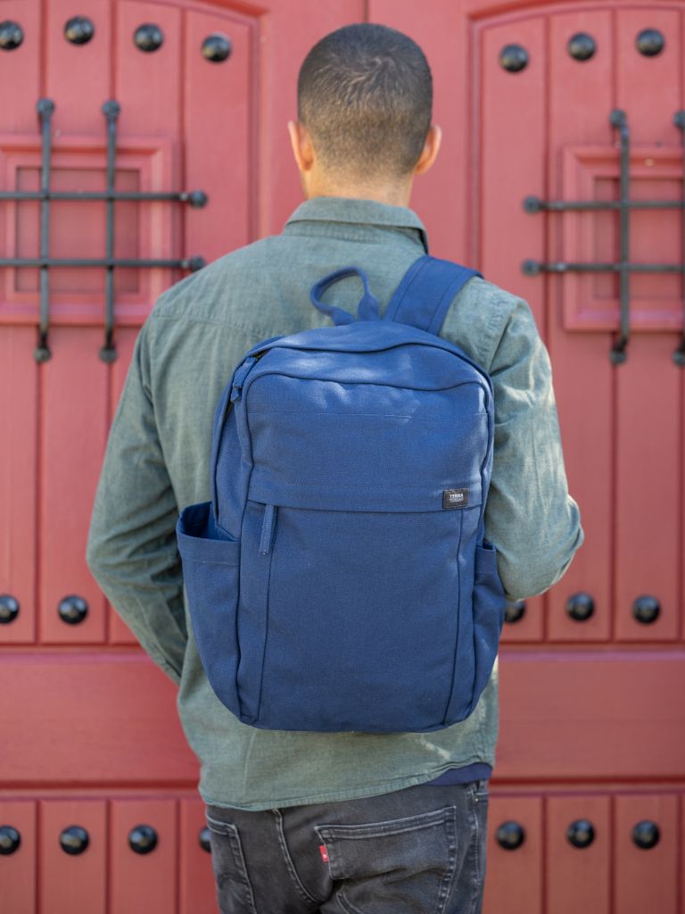 Terra Thread backpack in Navy Blue Color