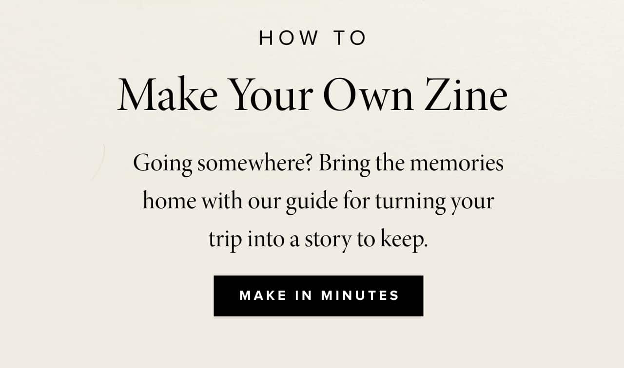 Going somewhere? Bring the memories home with our guide for turning your trip into a story to keep.