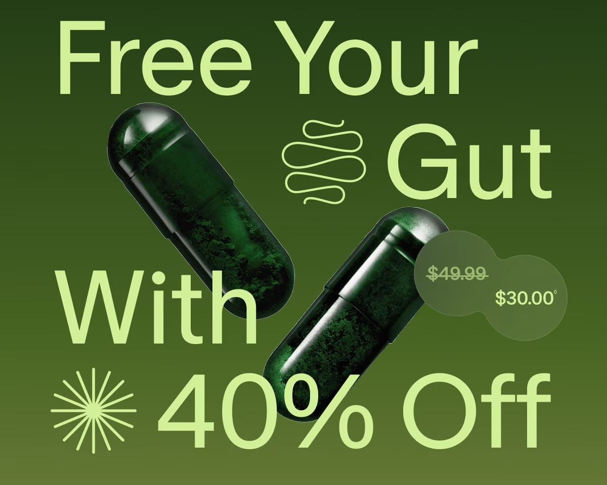 Free Your Gut With 40% Off | ($49.99)$30.00◊