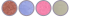 Farbe: light brown, lilac frost, pink glitter, sage grey