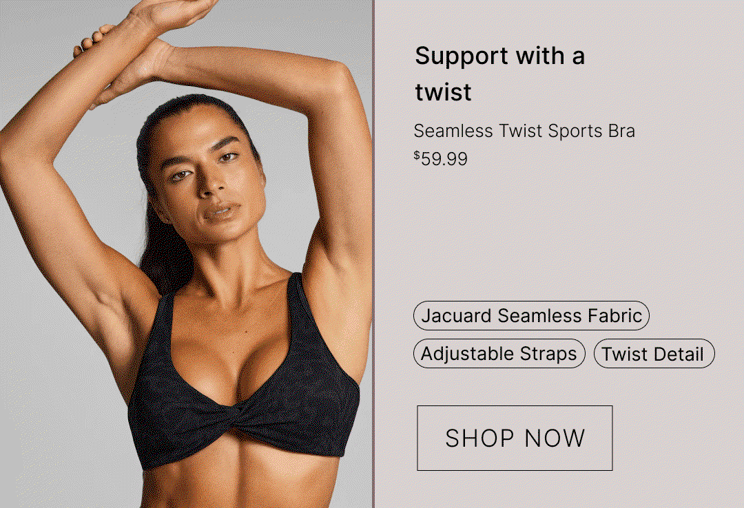 Seamless Twist Sports Bra