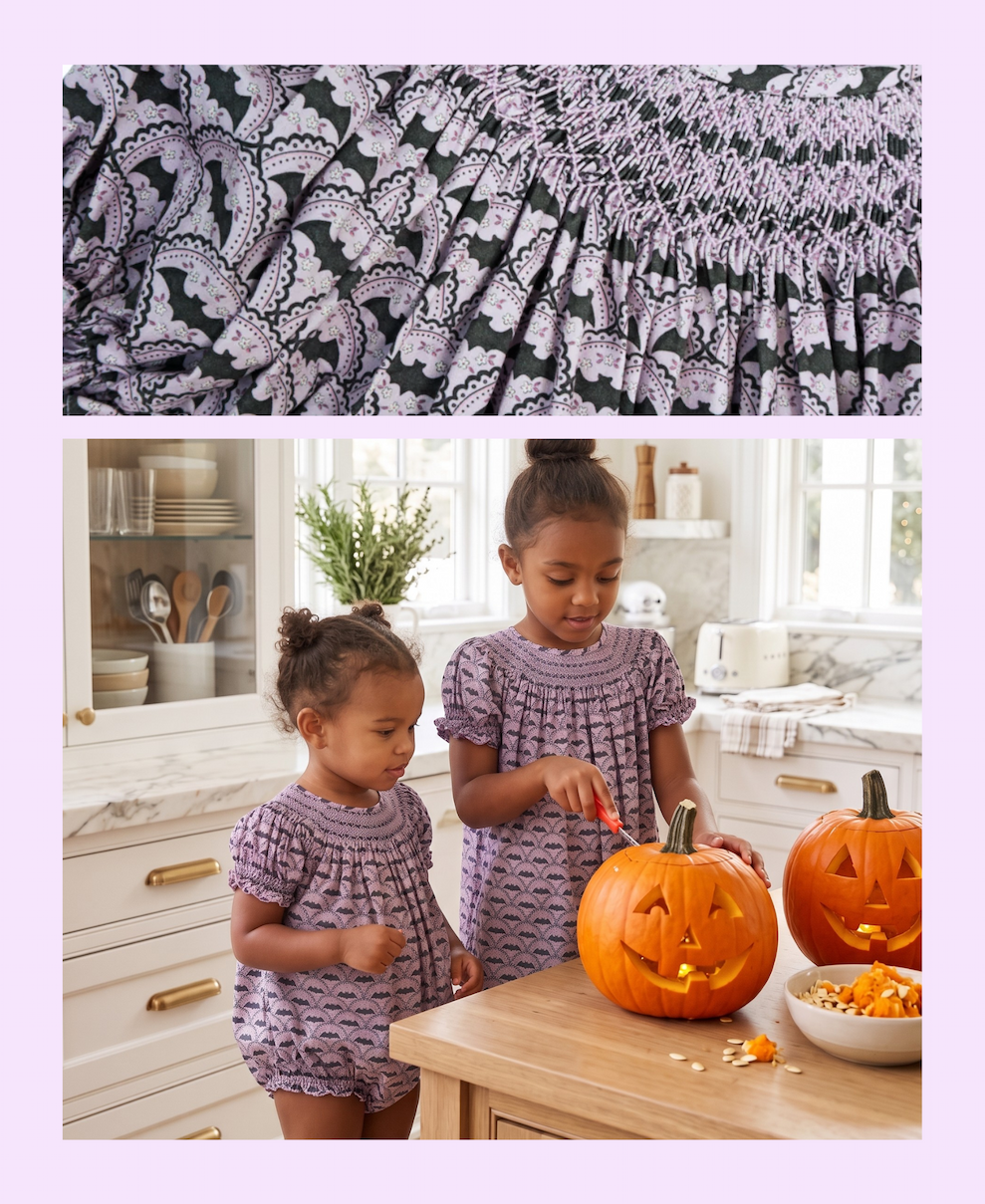 Moonlight Manor Smocked Bat Collection