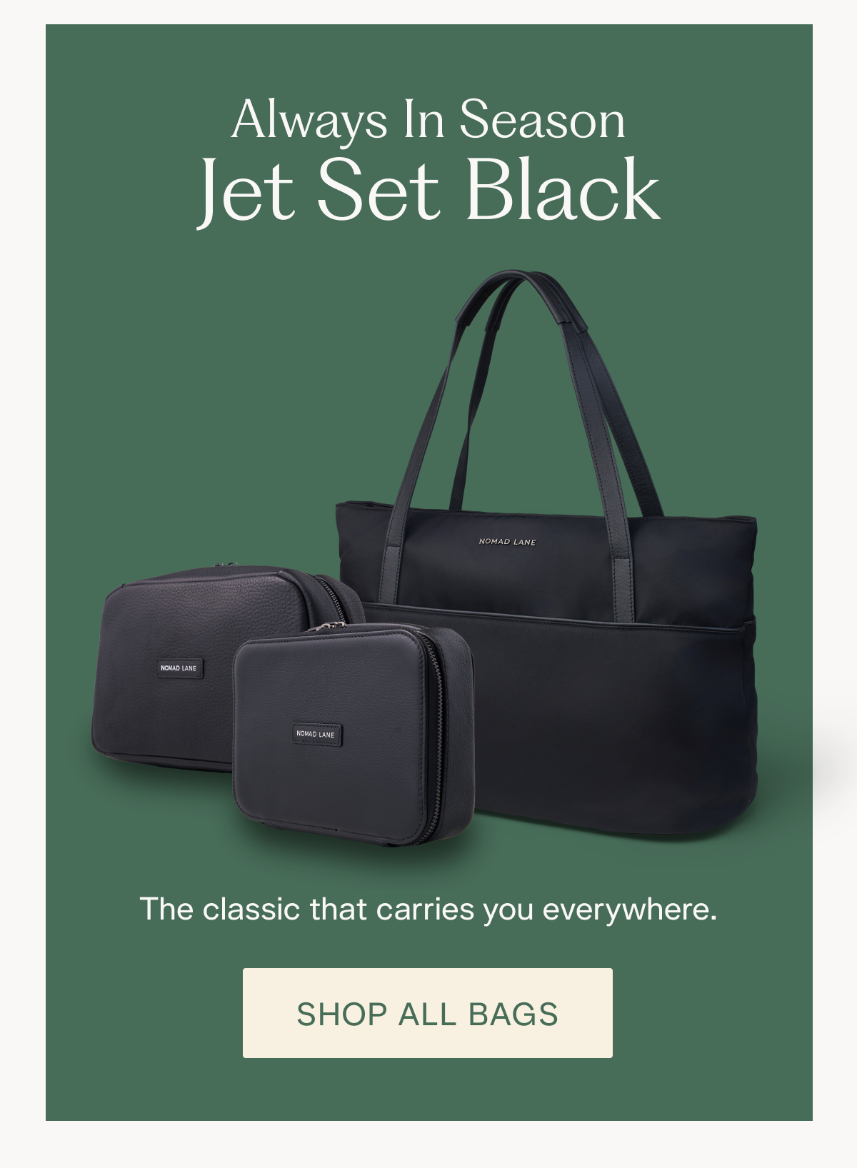 Jet Set Black | SHOP ALL BAGS