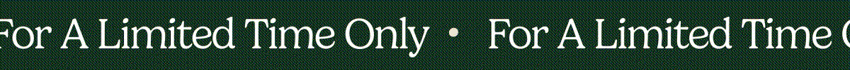 "For a limited time only" scrolling gif