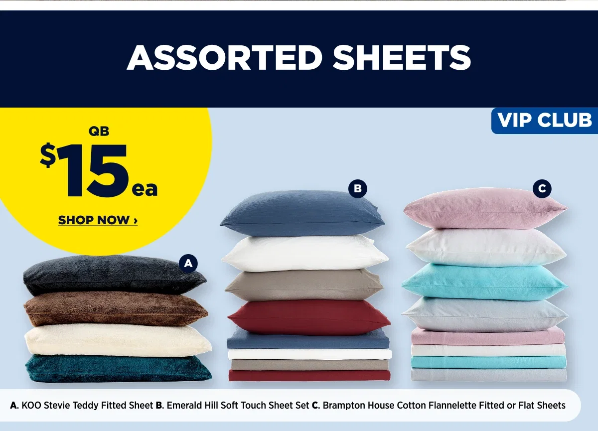 Assorted Sheets