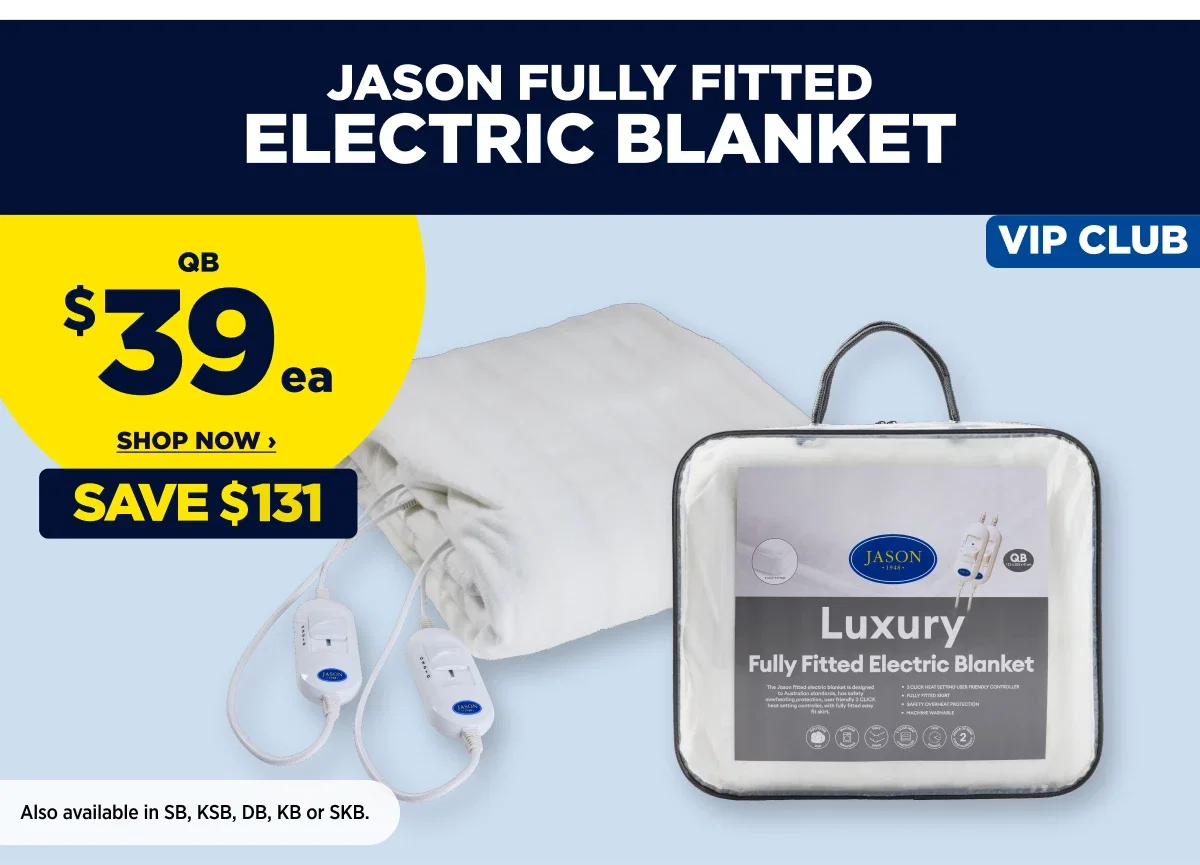 jason fully fitted electric blanket