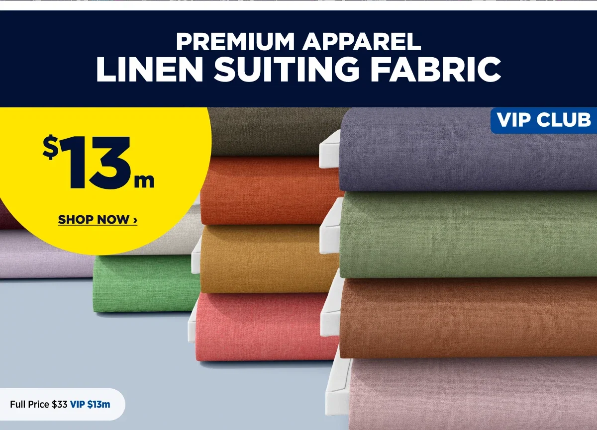 Premium Apparel Linen Suiting Fabric