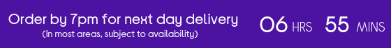 Order by 7pm for next day delivery