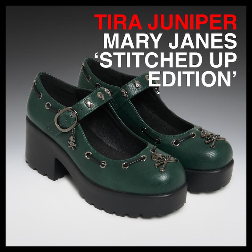 Tira Juniper Mary Janes ‘Stitched Up Edition’