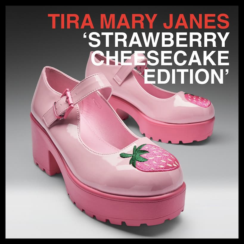 Tira Mary Janes ‘Strawberry Cheesecake Edition’