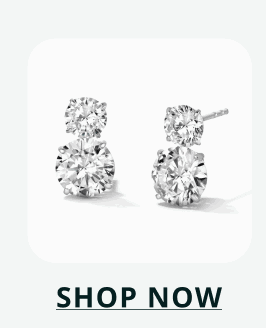 Two-stone diamond studs that deliver silhouette.  Click here to shop now