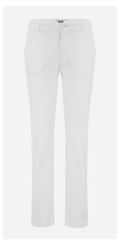 Mayslie Straight Ankle In Crisp White