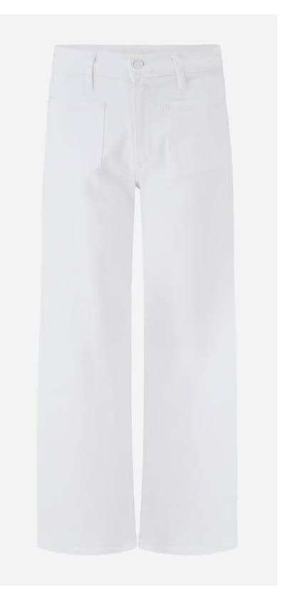 The Mid Rise Maven Ankle With Patch Pockets In Totally Innocent