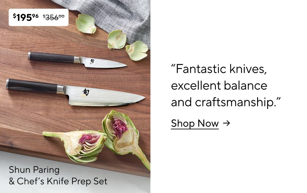 Shun Classic Paring & Chef's Knife Prep Set