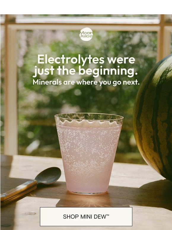 Are electrolytes enough?