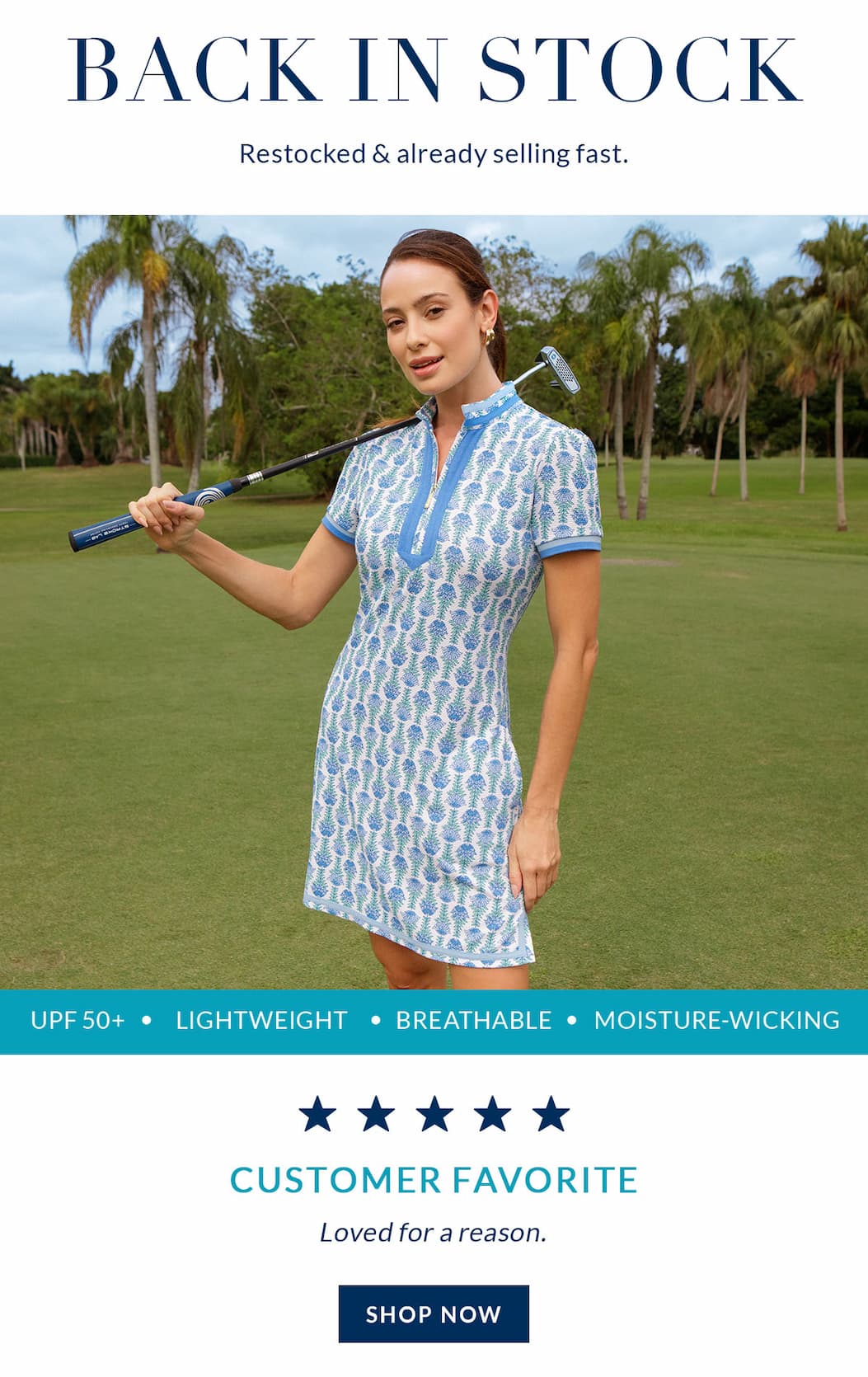 Shop our Flora Short Sleeve Sport Dress